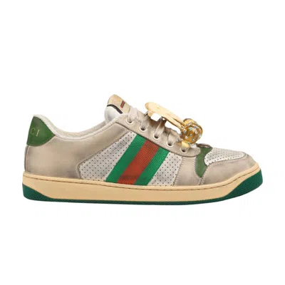 Pre-owned Gucci Wmns Screener 'off-white' | Tan | Women's Size 36 In Brown