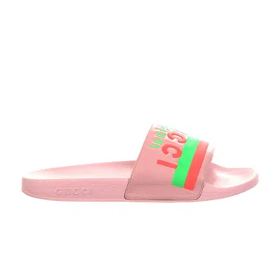 Pre-owned Gucci Wmns Slide 'original  Print - Pink' | Women's Size 35
