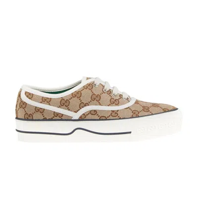 Pre-owned Gucci Wmns Tennis 1977 'beige' | Brown | Women's Size 35