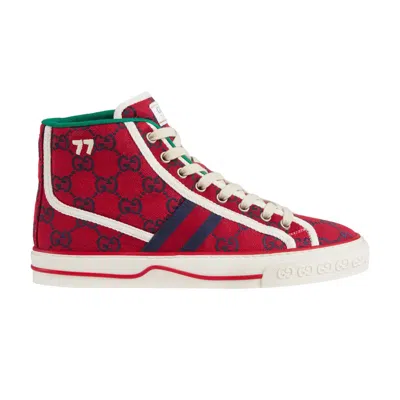 Pre-owned Gucci Wmns Tennis 1977 High '520 Red' | Women's Size 3.5