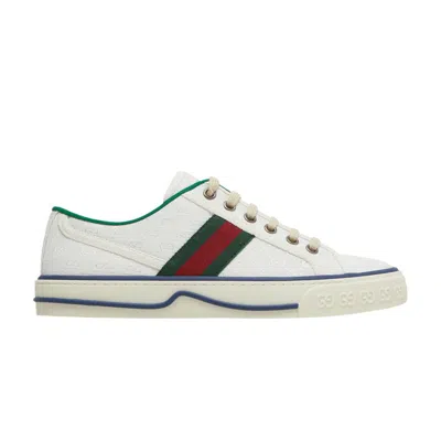 Pre-owned Gucci Wmns Tennis 1977 'white Mini Gg' | Women's Size 34.5