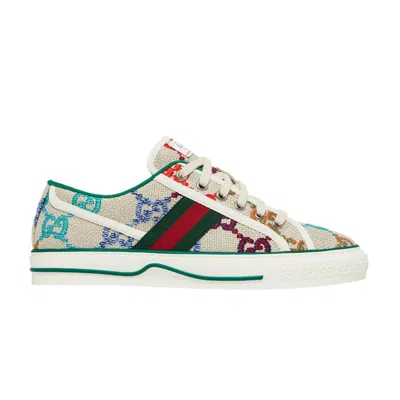 Pre-owned Gucci Wmns Tennis 1977 'white Multi' | Women's Size 35