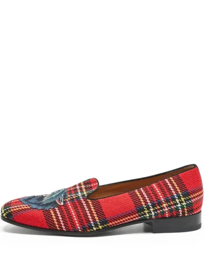 Pre-owned Gucci Wolf-motif Loafers