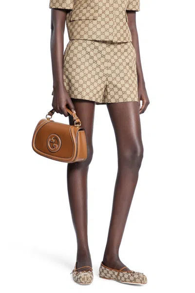 Gucci Woman Beige Shorts