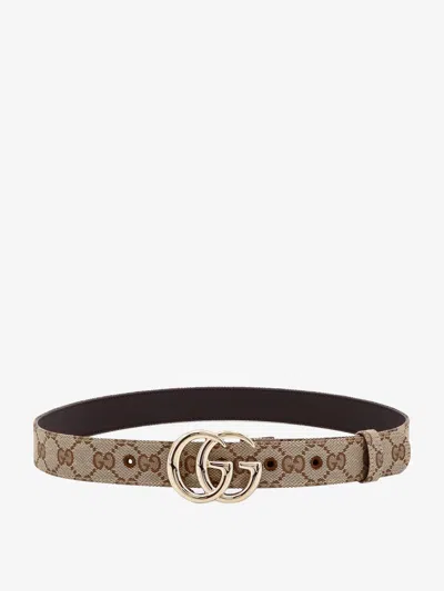 Gucci Women  Beige Belts In Cream