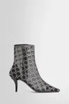 Gucci Gg Crystals-embellished Pointed-toe Ankle Boots