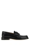 GUCCI GUCCI WOMAN BLACK LEATHER LOAFERS