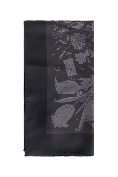 Gucci Woman Black Scarves