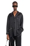 Gucci Monogram-jacquard Shirt In Black