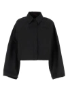 Gucci Black Stretch Polyester Jacket In Black