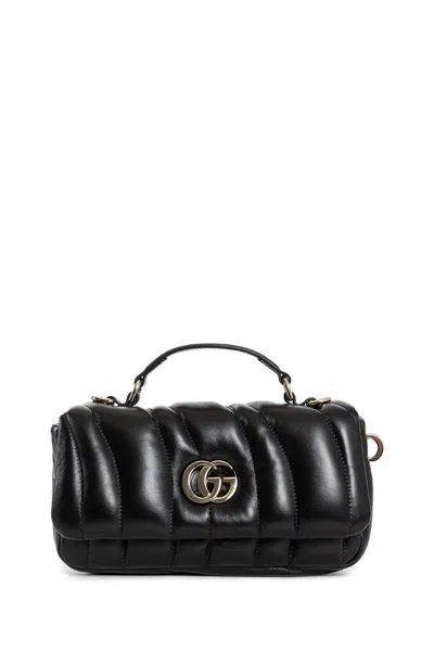 Gucci Woman Black Top Handle Bags