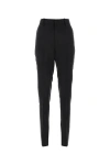 Gucci Structured Creased Trousers With Belt Loops In Black