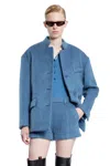 Gucci Wool And Mohair Jacket In Blue