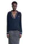 Gucci Woman Blue T-shirts & Tank Tops In Blue