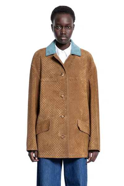 Gucci Woman Brown Jackets