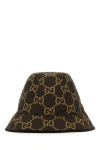 GUCCI GUCCI WOMAN EMBROIDERED FABRIC BUCKET HAT