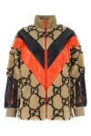 GUCCI GUCCI WOMAN EMBROIDERED TEDDY JACKET
