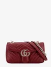 GUCCI GUCCI WOMAN GG MARMONT WOMAN RED SHOULDER BAGS
