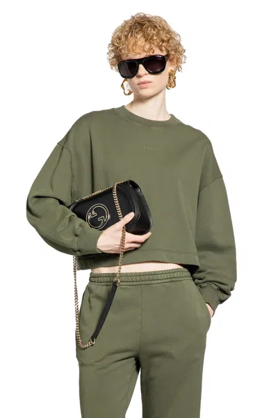 Gucci Woman Green Sweatshirts