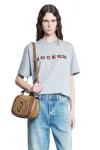 Gucci Cotton Jersey T-shirt With Print In Grey