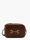 Gucci Horsebit 1955 Small Leather Shoulder Bag In Brown