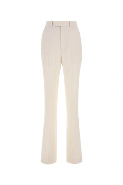 GUCCI GUCCI WOMAN IVORY CREPE PANT