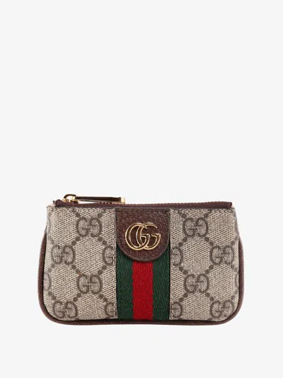 GUCCI GUCCI WOMAN OPHIDIA WOMAN BEIGE KEY RINGS