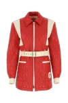 GUCCI GUCCI WOMAN RED POLYESTER JACKET