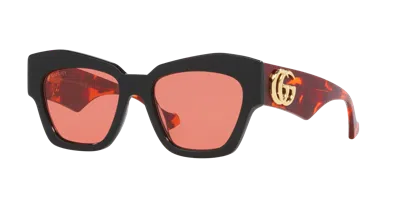 Gucci Oversized Frame Sunglasses In Black