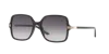 Gucci Web-detailing Square-frame Sunglasses In Grey