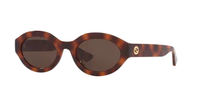 Gucci Woman Sunglass Gg1579s In Brown