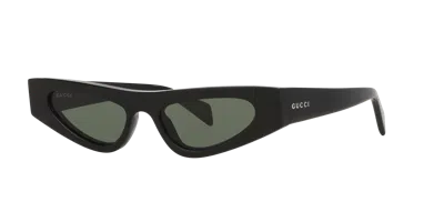 Gucci Cat Eye Sunglasses Black In Black-black-grey