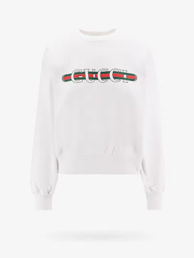 Gucci Woman Sweatshirt Woman White Sweatshirts