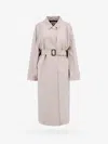 GUCCI GUCCI WOMAN TRENCH WOMAN BEIGE TRENCH COATS