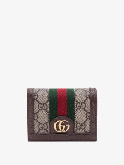 Gucci Woman Wallet Woman Brown Wallets