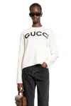 Gucci Womens Sunlight Mix Brand-embroidered Drawstring-hem Cotton-jersey Sweatshirt In Ivory+black