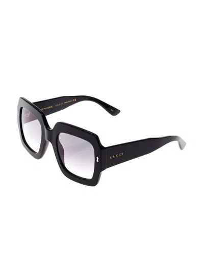 Gucci Womans Black Acetate Sunglasses