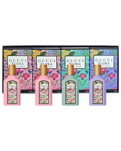 Gucci Women's 0.16oz Flora 4pc Set In White