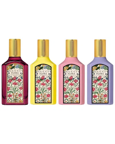 Gucci Women's 0.17oz Flora 4pc Eau De Parfum Mini Set In Multi