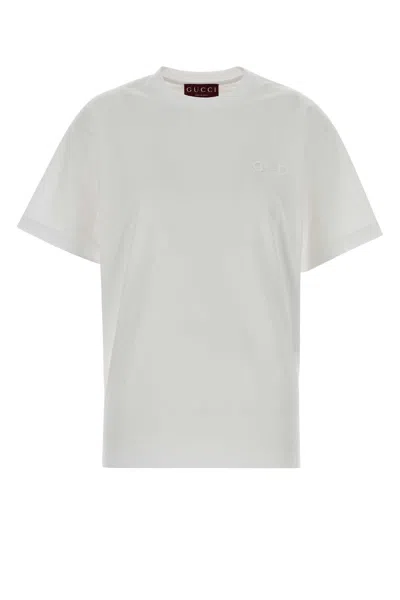 GUCCI GUCCI WOMEN'S 100% COTTON T-SHIRT