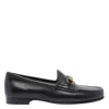 Gucci Horsebit 1953 Leather Loafers With Gold-tone Hardware In Black
