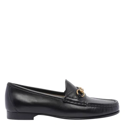 Gucci Horsebit 1953 Leather Loafers In Black