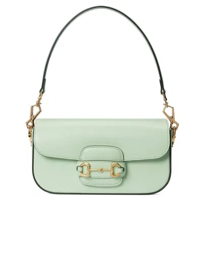 Gucci Women's 1955 Horsebit Small Shoulder Bag In Trop.sage