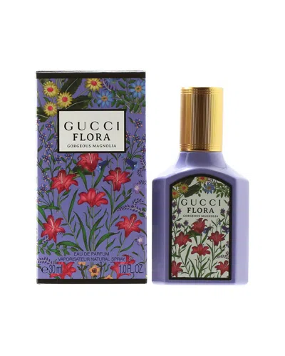 Gucci Women's 1oz Flora Gorgeous Magnolia 1 Eau De Parfum Spray In Transparent
