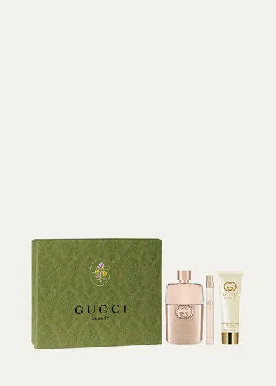 Gucci Women's 3-piece Guilty Eau De Toilette Spring Gift Set In White