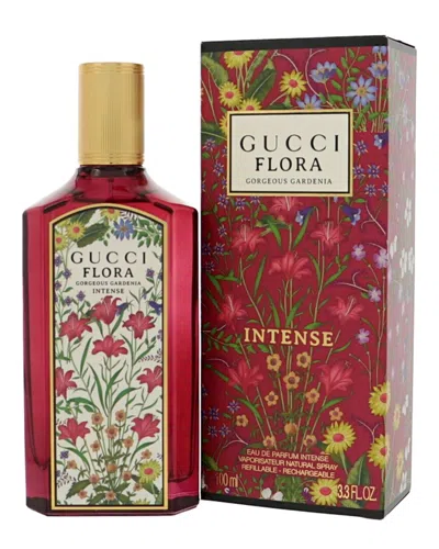 Gucci Women's 3.3oz Flora Gorgeous Gardenia Intense Eau De Parfum Spray In Transparent