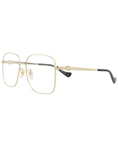 Gucci Women's 56mm Optical Frames In Gold