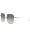 Gucci Square-frame Metal Sunglasses