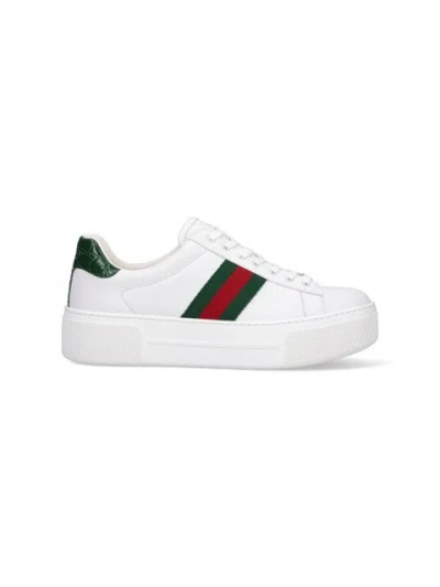 Gucci Women's  Ace Sneaker In White