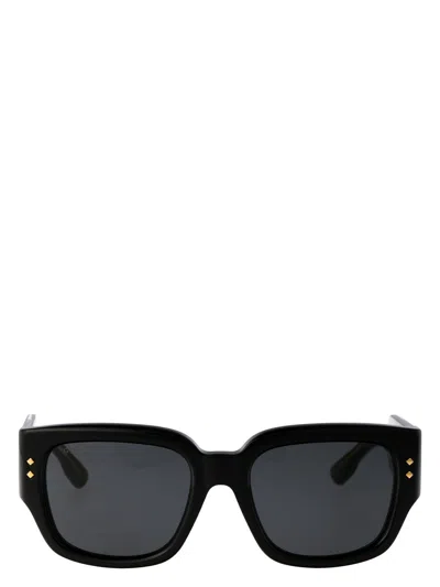 Gucci Women's Acetate Black Sunglasses